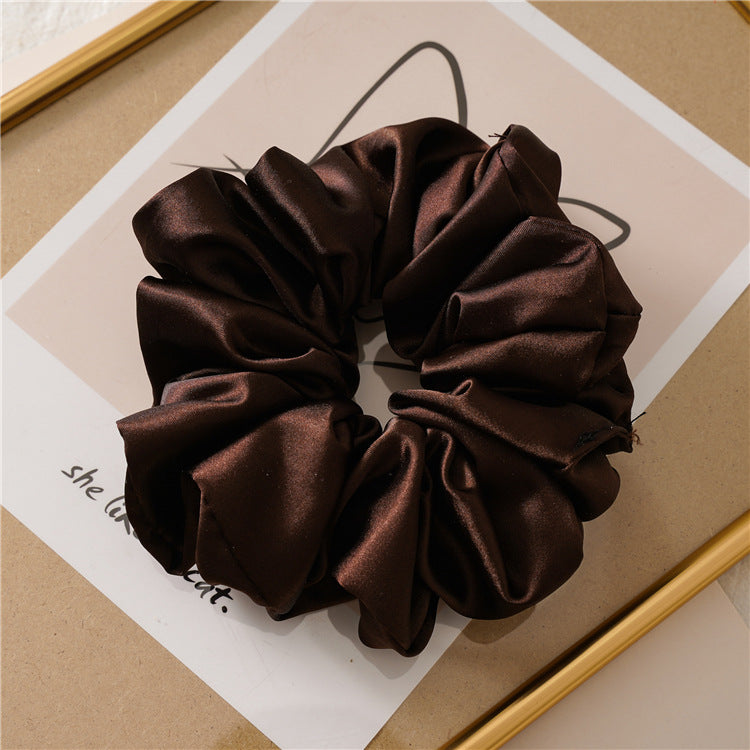 Bridesmaid Scrunchie Hair Tie Proposal | Soft Satin Scrunchie | Elastic Hair Tie