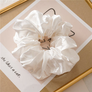 Bridesmaid Scrunchie Hair Tie Proposal | Soft Satin Scrunchie | Elastic Hair Tie