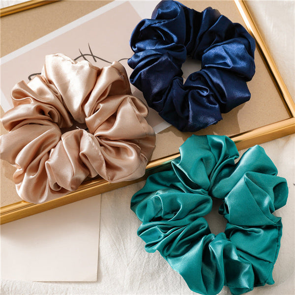 Bridesmaid Scrunchie Hair Tie Proposal | Soft Satin Scrunchie | Elastic Hair Tie