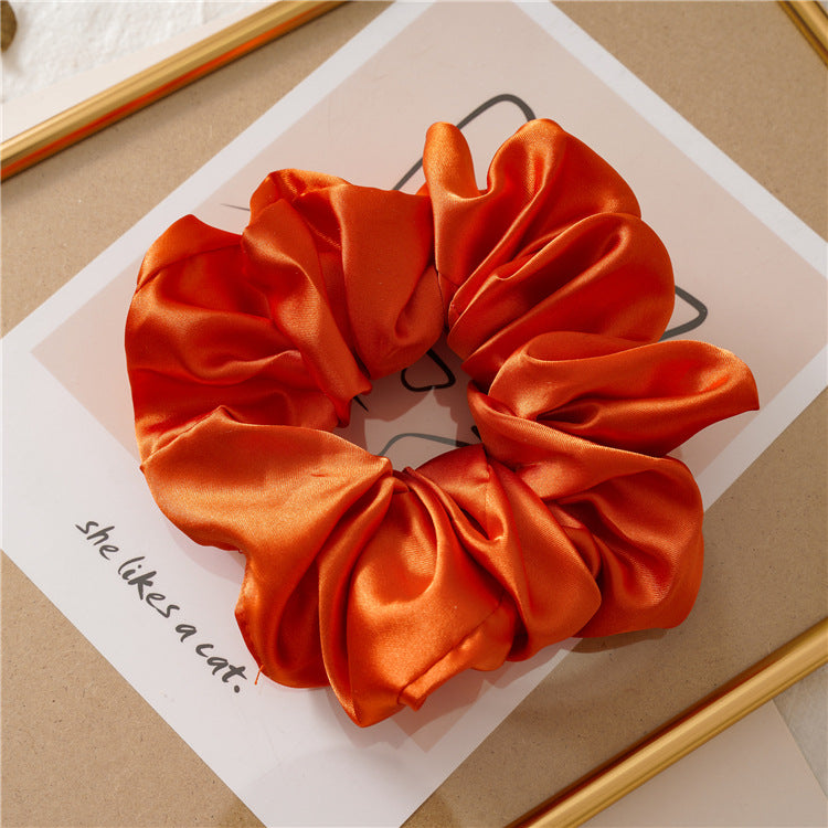 Bridesmaid Scrunchie Hair Tie Proposal | Soft Satin Scrunchie | Elastic Hair Tie