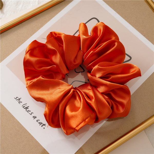 Bridesmaid Scrunchie Hair Tie Proposal | Soft Satin Scrunchie | Elastic Hair Tie