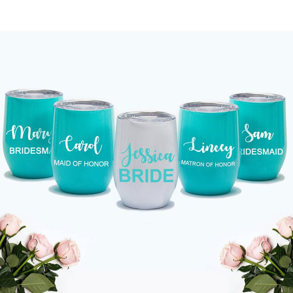 I do Crew Wine Tumblers, Bridesmaid Proposal Tumbler, Customized Gifts, Bridesmaid Party Cup