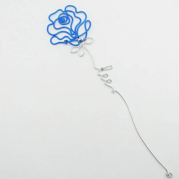 Rose Wire Name, Wire name, Personalized Gift, Rose Planner Decor  Bookmark