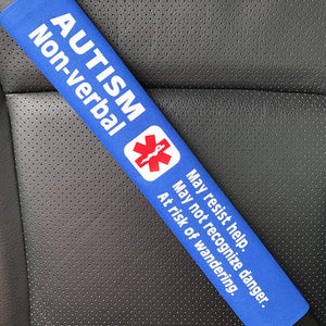 Medical Alert Seatbelt Cover