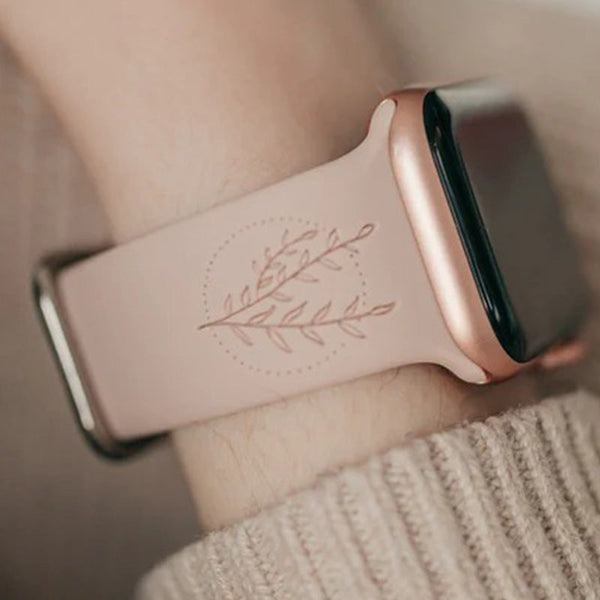 Customize Your Own Engraved Apple Watch Compatible Band, Mother's Day Gift, Gift For Mom, Gift For Her, Custom Mom Gift