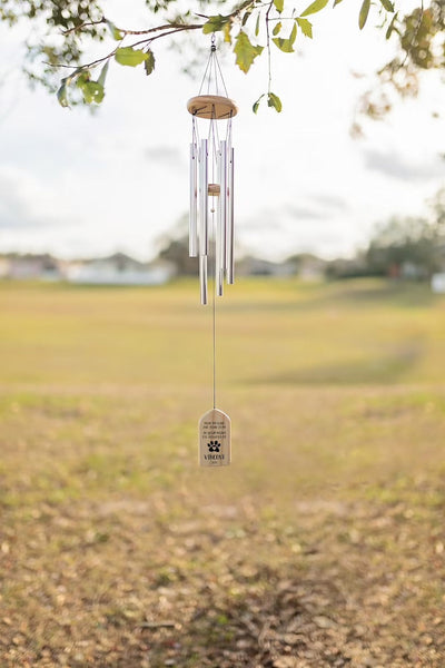 Personalized Wind Chimes | Pet Memorial Gift Chime | Always in Your Heart | Custom Wind Chime