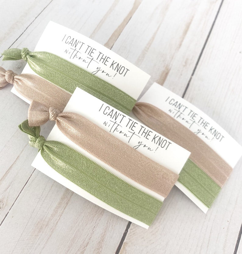 Hair Tie Bridesmaid Gift | Bridesmaid Proposal Gift, Maid of Honor Proposal Gift, Bridal Party Gift Box Idea