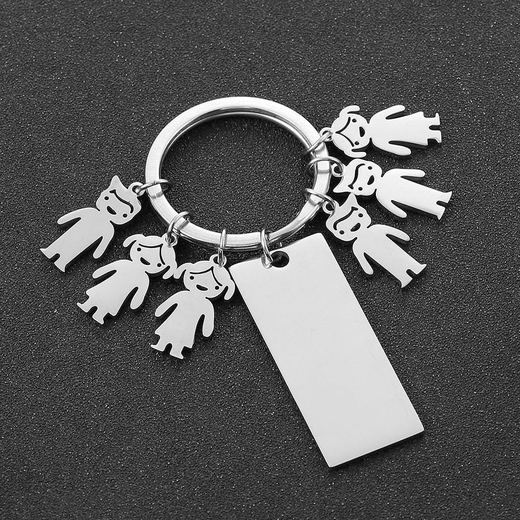 Personalized Keychains,Family Keychains Gift Keyring,Custom Family Gift Keychain