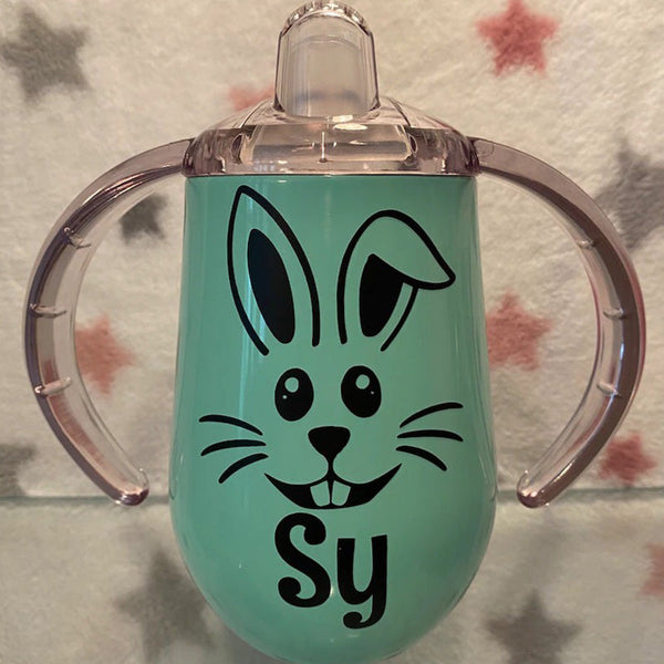 Heart Sippy Cup, Stainless Steel Toddler Cup, Training Cup, Personalized Sippy, Daycare, Preschool, Toddler Gift, Custom Love Cup