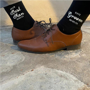 Personalised wedding socks * Groom * Page Boy * Best Man* Groomsman Gift