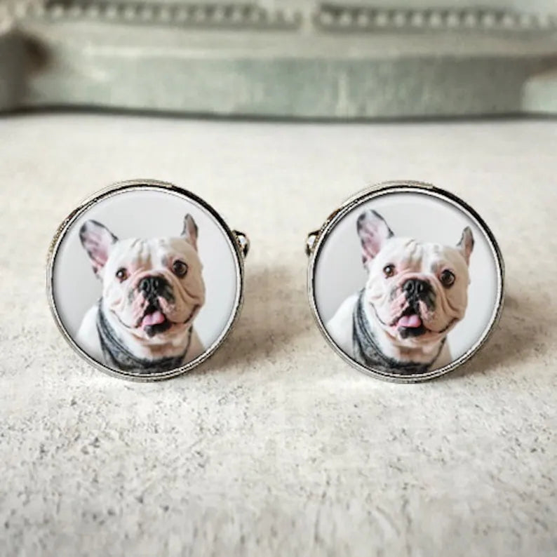 Groomsmen Gift, Custom Photo Cufflinks, Personalized Cufflinks, Custom Cuff LInks, Photo Cuff link