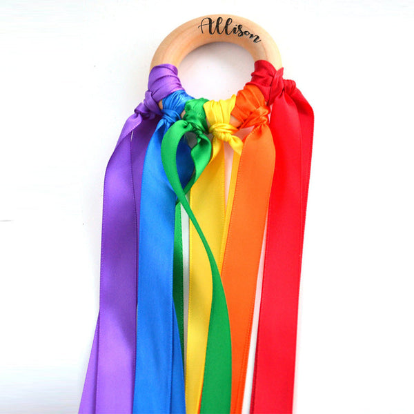 Hand Kite - Set of 2 Rainbow Hand Kites  Party Favors Stocking Stuffer Wedding Favor | Gift for Kids