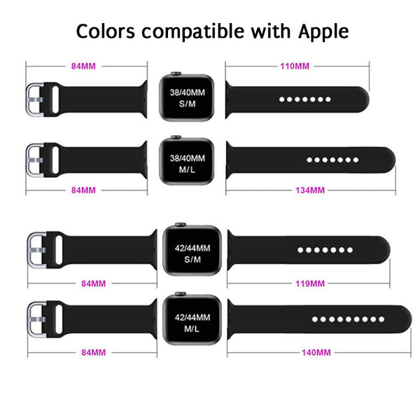 Present Over Perfect Engraved Watch Strap Compatible with Apple Watch Bands, Daily Reminder