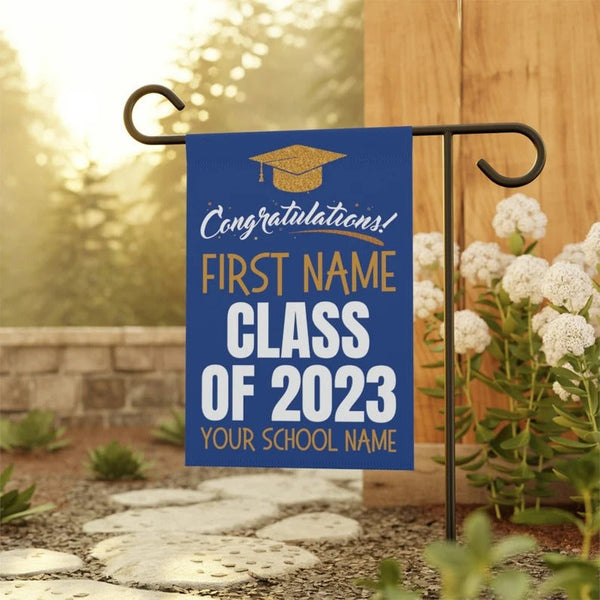 Personalized Graduation Yard Flag 2024