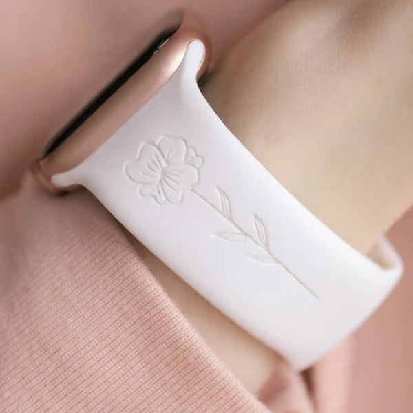 Be The Light Engraved Watch Strap Compatible with Apple Watch Band, Mother's Day Gift