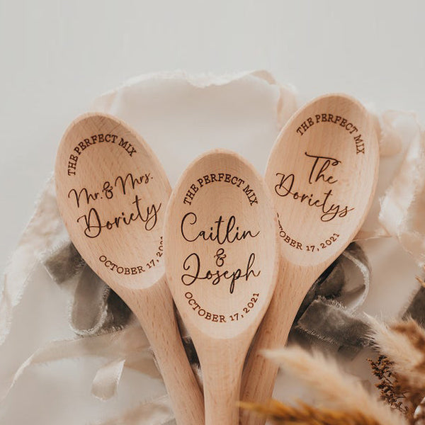 Personalized Name Wood Mixing Spoon