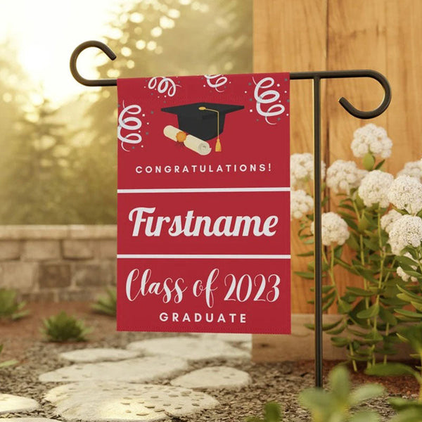 Custom Graduation Flag,College Class of 2024 Grad Flag, Personalized College Yard Flag