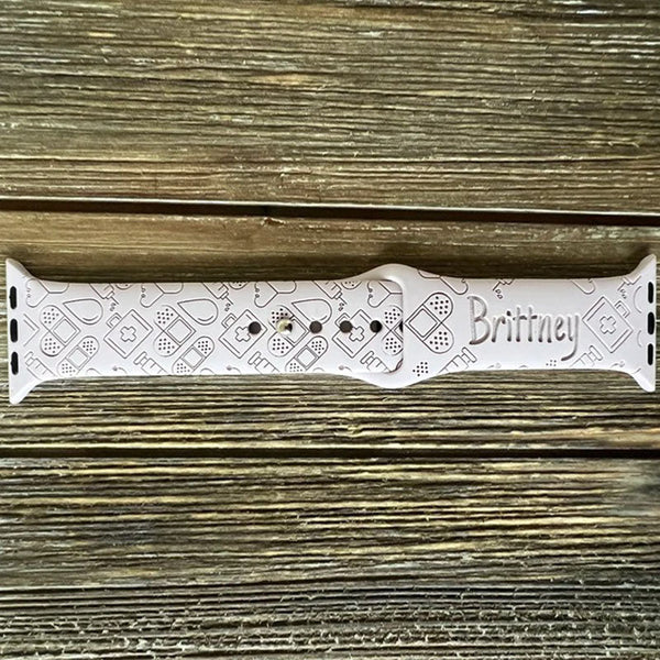 Personalized Nurse Watch Strap Gift for Nurse Compatible with Apple Watch Bands