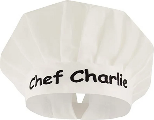 Personalized Chef Hats for Men & Women, Custom Chefs Hat with Embroidered Name