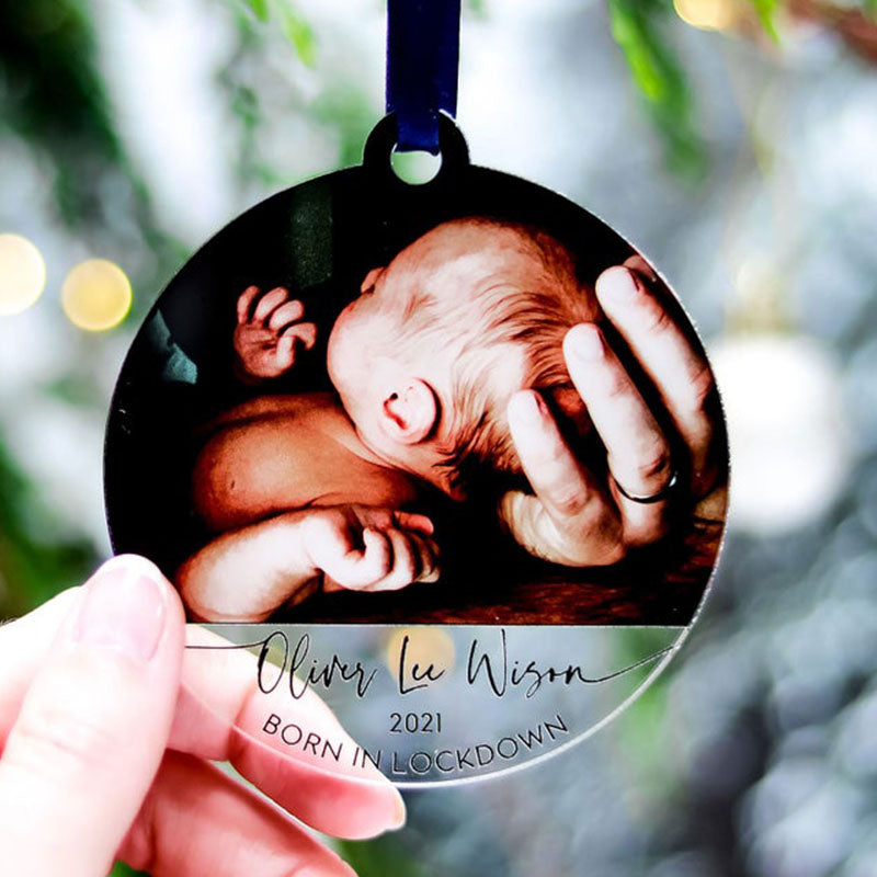 Born In Lockdown 2021, Baby First Christmas Ornaments