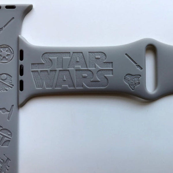 Star Wars Monogram Engraved Apple Watch Band