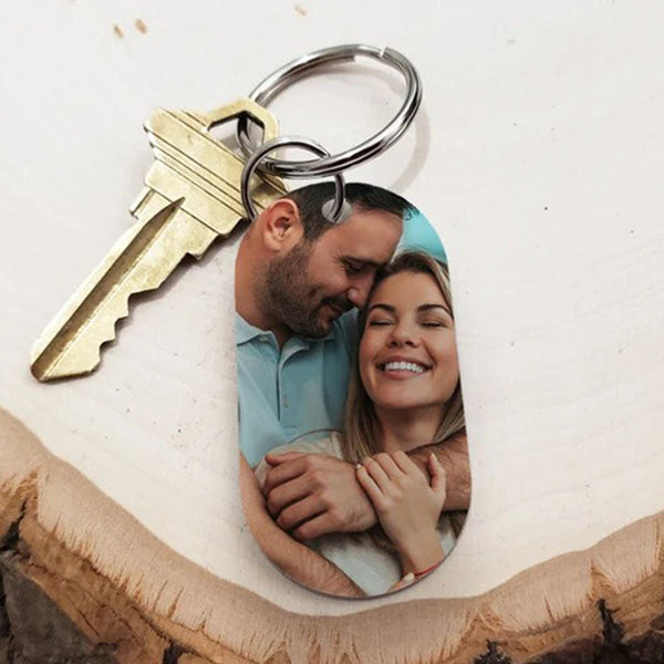 Drive Safe Keychain | Customized Photo Gifts | Drive Safe I Need You Here With Me | Valentines Day Gift For Him | Drive Safe Handsome