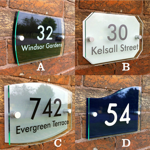 Bespoke Personalised House Number Street Address Sign