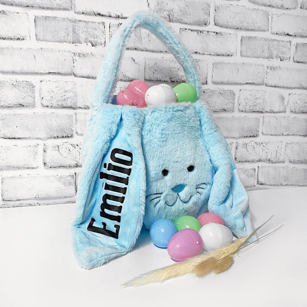 Personalized Easter Bag, Easter Bunny Bag,Custom Bunny, Kids Easter Gift bag