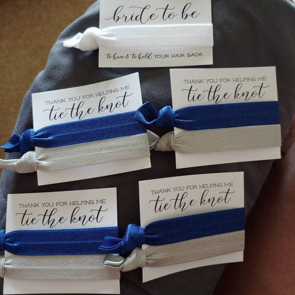 CUSTOM Promotional Bridal Show Hair Tie Favors | Event Handouts Promos Gifts for Wedding Pros + Planners