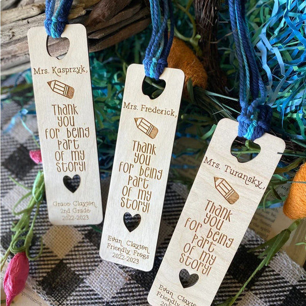 Teacher Gift, Gift for Teachers, Personalized Bookmark