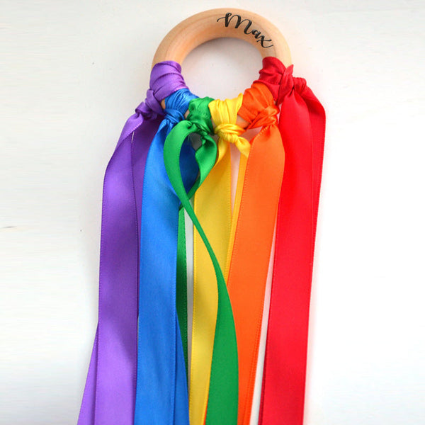 Hand Kite - Set of 2 Rainbow Hand Kites  Party Favors Stocking Stuffer Wedding Favor | Gift for Kids