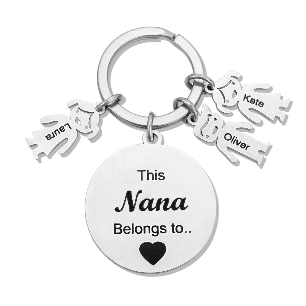 Family Keychains Gift Keyring,Custom Family Gift Keychain