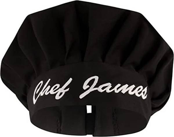 Personalized Chef Hats for Men & Women, Custom Chefs Hat with Embroidered Name