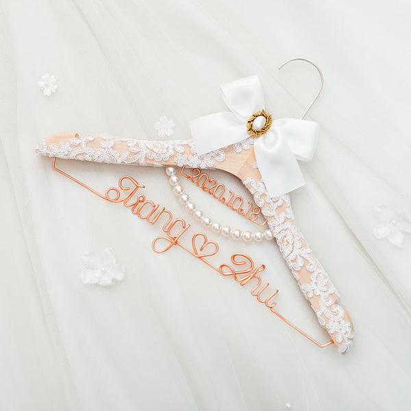 Wedding Hanger, Bridal Hanger, Bridesmaid Gift, Bridesmaid, Custom Engagement