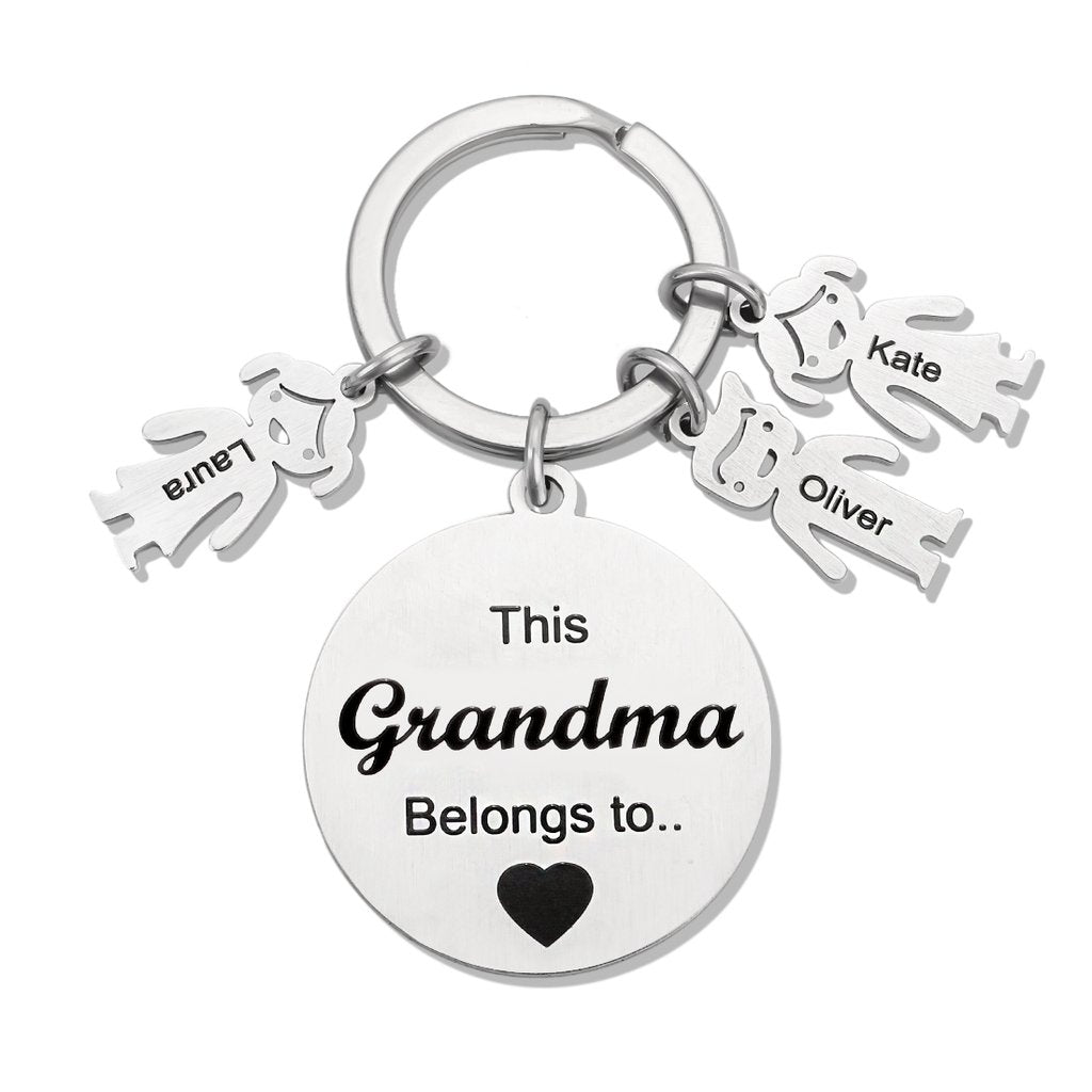 Family Keychains Gift Keyring,Custom Family Gift Keychain