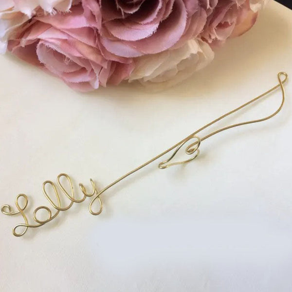 Custom Wire Name Bookmark, Name/Word Paperclip Book Lover Accessories Gift