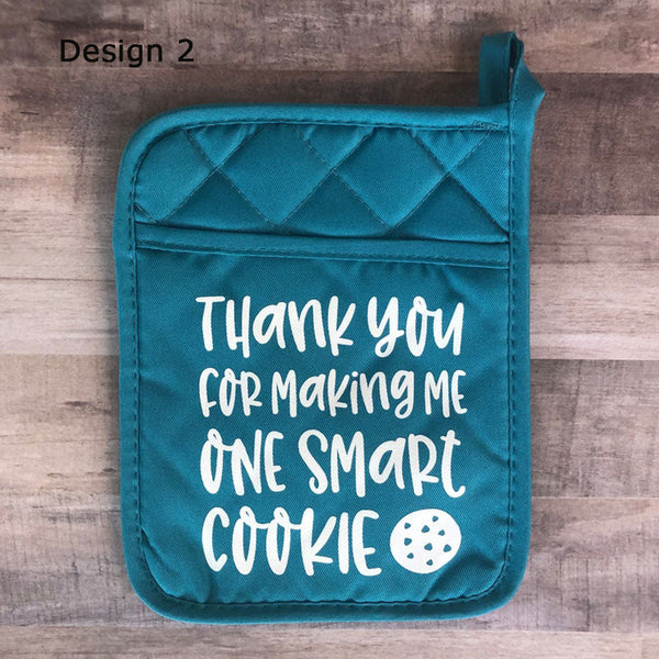 Personalized Oven Mitt Potholder Gift For Teacher