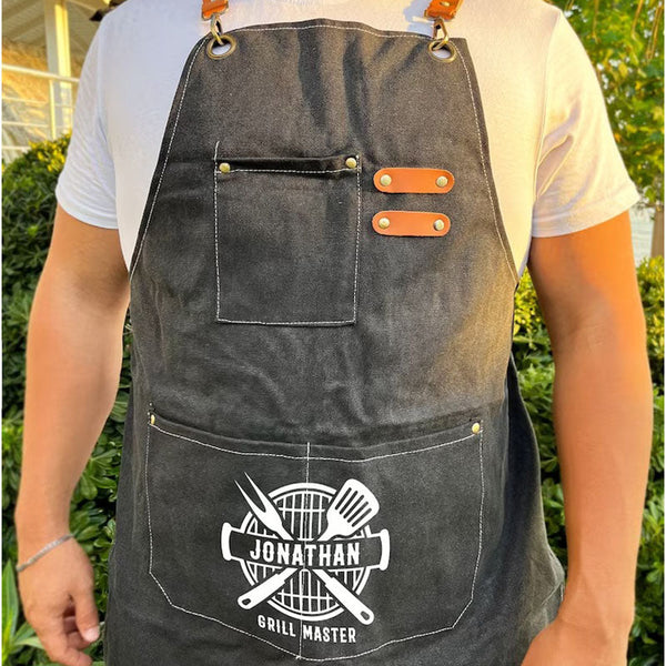 Personalized Apron For Him, Gift For Dad