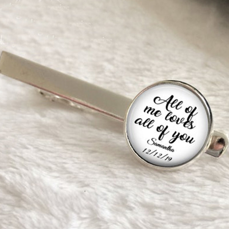 Custom Photo Tie Clip - Tie Bar - Personalized for Dad or Wedding - Men's Keepsake - Father's Day