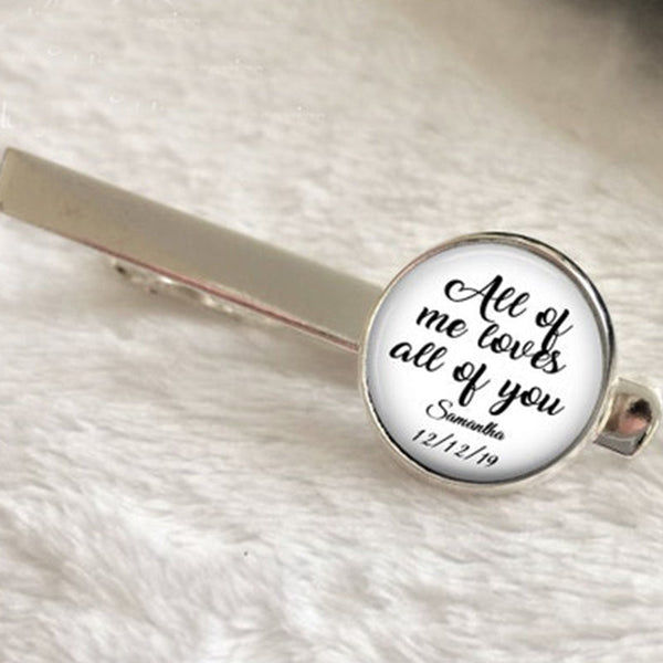 Custom Photo Tie Clip - Tie Bar - Personalized for Dad or Wedding - Men's Keepsake - Father's Day