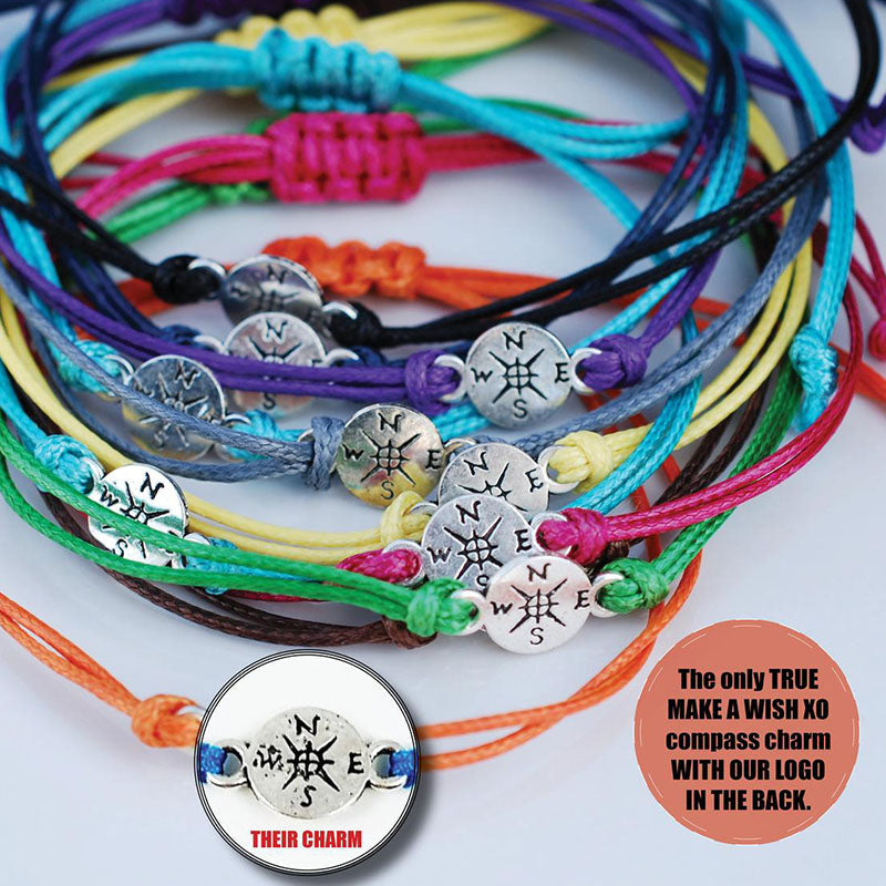 First Day of School Bracelet  Compass Bracelet Kids Bracelets