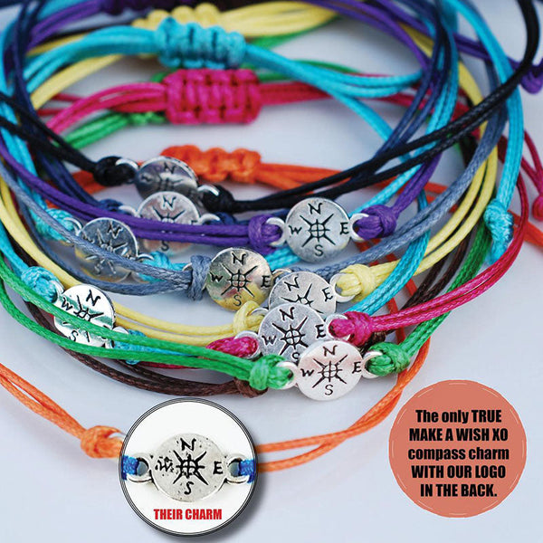 First Day of School Bracelet  Compass Bracelet Kids Bracelets