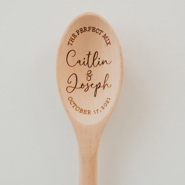 Personalized Name Wood Mixing Spoon