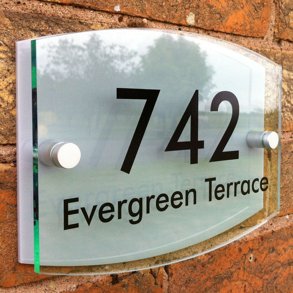 Bespoke Personalised House Number Street Address Sign