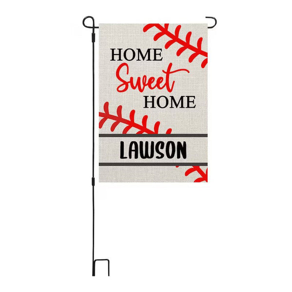 Personalized Baseball Custom Garden Flag