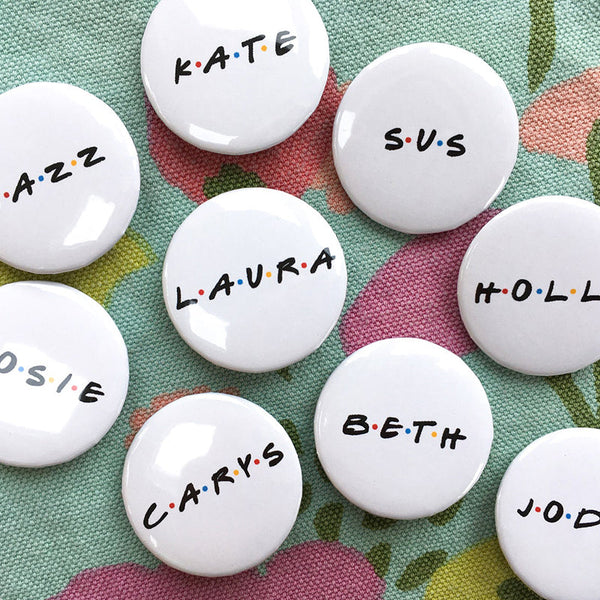 Personalised hen party badges hen night accessories,bridal shower pins