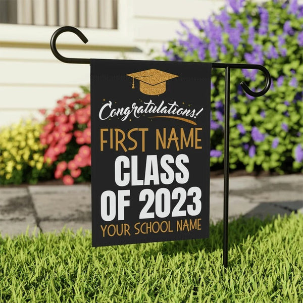 Personalized Graduation Yard Flag 2024