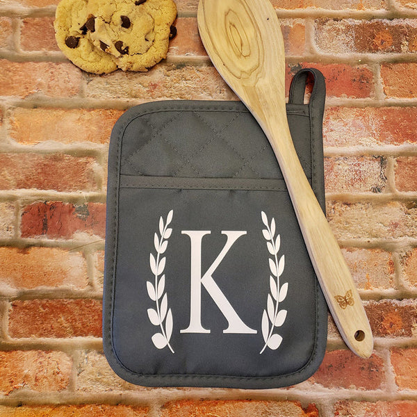 Personalized Pot Holders, Personalized Gift, Monogram Oven Mitts