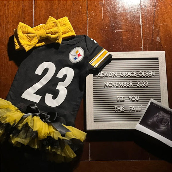 Custom Baby Football Jersey Bodysuit