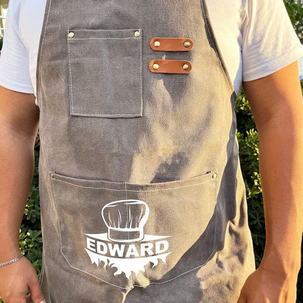 Personalized Apron For Him, Gift For Dad